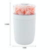 230ml Flower Air Humidifier USB Home Car Aroma Humidifier With Colorful Ambient Light(White)