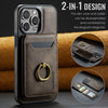 For iPhone 13 Pro Max DG.MING K1 MagSafe Detachable Wallet RFID Back Cover Phone Case(Coffee)