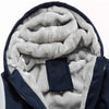 Winter Parka Men Plus Velvet Warm Windproof Coats Large Size Hooded Jackets, Size: L(Gray)