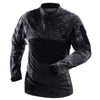 Wearable Long-sleeved Frog Field Suit for Men, Size:L(Black Python)