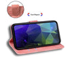 For Realme 13+ Global Tiger Embossing Pattern Flip Leather Phone Case(Pink)