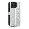 For Asus ROG Phone 8 Pro Honeycomb Dot Texture Leather Phone Case(Silver)