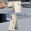 For Samsung Galaxy A35 5G Zipper Wallet Split MagSafe Leather Back Phone Case(White)