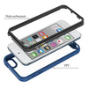 For iPod Touch 5 / 6 / 7 Two-layer Design Shockproof PC + TPU Protective Case(Black)