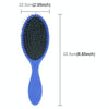 Soft Women Hair Brush Salon Hairstyles Comb Wet Dry Scalp Massage Brushes(Blue)