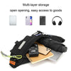 Multifunctional Chest Bag Shoulder Messenger Bag, Model: Gray+Badge