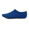 3mm Non-slip Rubber Embossing Texture Sole Solid Color Diving Shoes and Socks, One Pair(Navy Blue)