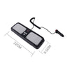 High qulaity DC 12V,9W LED Waterproof Car Sunshade Red Light And Blue Light Warning Lights Strobe Emergency Lights Flashing Light with 12 Kinds Flash Patterns