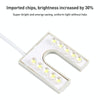 10 LEDs Sewing Machine Lamp U-shaped Highlight Magnet Working Energy-saving Lamp (EU Plug)