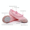 Flats Soft Ballet Shoes Latin Yoga Dance Sport Shoes for Children & Adult(Pink)