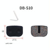 3 Pairs Mountain Bike Semi-Metallic Brake Pads M355 Oil Disc BB5 Resin Disc Brakes, Bagged(DB-S10)