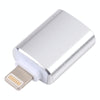 XQ-ZH001 USB Female to 8 Pin Male OTG Adapter(Silver)