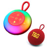 T&G TG-422 TWS Outdoor IPX6 Portable Wireless Bluetooth Speaker with RGB Light(Red)