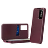For Samsung Galaxy A55 Smart View Window Leather Phone Case with Card Slot(Red)