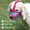 Doglemi Breathable Dog Muzzle, XXL, Red - Stop Barking & Biting