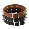 Punk Style Fashion Street Dance Rock Leather Rivet Necklace Collar, Random Color Delivery