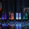 4 PCS Halloween Window Decoration Props Fecoration Small Oil Lamp Wind Lamp Luminous Ornaments(Ghost Head)