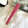 5pcs 7.8cm Duckbill Clip Straight Bangs Clip Simple Personalized Side Clip(Rose Pink)