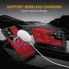 For Samsung Galaxy S25 Ultra 5G Lens Holder MagSafe Phone Case(Red)
