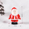 4pcs Christmas Micro Landscape Decorations Resin Craft Gifts Home Decoration Ornaments, Spec: Santa No.7