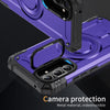 For Samsung Galaxy A54 Lens Holder MagSafe Phone Case(Purple)