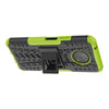 For Nokia G300 Tire Texture TPU + PC Phone Case with Holder(Green)