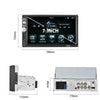A3061 7 Inches MP5 Bluetooth Player Universal Wired CarPlay Reversing Image Integrated, Style: Standard+8 Lights Camera