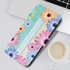 For Samsung Galaxy S24+ 5G Crystal Texture Colored Drawing Leather Phone Case(Sunflowers)