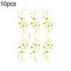 10 PCS Hot Stamping Waterproof Music Festival Face Tattoo Sticker(VS-001)