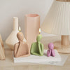 Silicone 3D Family Thinker Resin Mold for Candle Soap Epoxy Resin Art Craft Making, Spec: Father