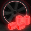 5packs Luminous Car Motorcycle Tire Valves, Color: Yellow(4pcs /Set)