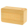 Red Number USB / Battery Wooden Clock with Voice Control (Alternately display time, month & date and temperature)(Red)