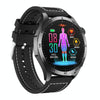 ET485 1.43 inch Color Screen Smart Watch Nylon Strap, Support Bluetooth Call / ECG(Black)