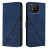 For Asus ROG Phone 8 Crossbody 3D Embossed Flip Leather Phone Case(Blue)