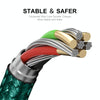 ENKAY ENK-CB118 1m USB 3.0 to 8 Pin 3A Fast Charging Sync Data Cable(Green)
