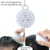 10pcs XTS01 Silicone Soft Teeth Head Shampoo Massage Comb Shampoo Brush(White)