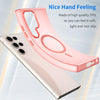 For Samsung Galaxy S23 Ultra 5G MagSafe Frosted Translucent TPU + PC Full Coverage Phone Case(Red)
