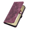 For Samsung Galaxy A36 Skin Feel Totem Embossed Leather Phone Case(Wine Red)