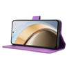 For vivo V40 Lite 4G / 5G IDN Diamond Texture Leather Phone Case(Purple)