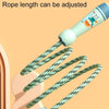 Wooden Handle Adjustable Jump Rope For Children Orange Lion (Bamboo Rope)