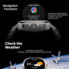 W7 1.43 inch IP68 Waterproof Smart Watch, Support Sedentary Reminder / Sleep Monitoring(Black)