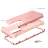 For Samsung Galaxy A33 5G PC + Silicone Phone Case(Rose Gold)