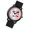 SKMEI 1634 Men Waterproof Watch Fashion Quartz Watch(White Mesh Belt)
