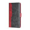 For Asus ZenFone 8 ZS590KS Contrast Color Side Buckle Leather Phone Case(Red + Black)