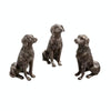 3pcs/set Flower Pot Feet Stand Animal Shape Resin Plant Pots Risers Pad(Dog)