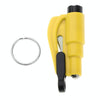 3 in 1 Car Emergency Hammer / Key Chain / Knife Broken Glass Portable Tool(Yellow)
