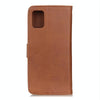 For Galaxy A51 5G Cowhide Texture PU + TPU Horizontal Flip Leather Case with Holder & Card Slots & Wallet(Brown)