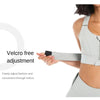 Super Supportive Sport Bra Front Zipper Tights Crop Top Yoga Vest, Size: S(Brick Red)