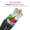 FXCL-WY09 2.4A USB to 8 Pin 180 Degree Rotating Elbow Charging Cable, Length:1.2m(Red)