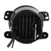 2 PCS DC12V-30V / 30W / 3A / 1440LM 12LEDs  4 inch Car LED Colorful Fog Light, Style: White Background (White Light)